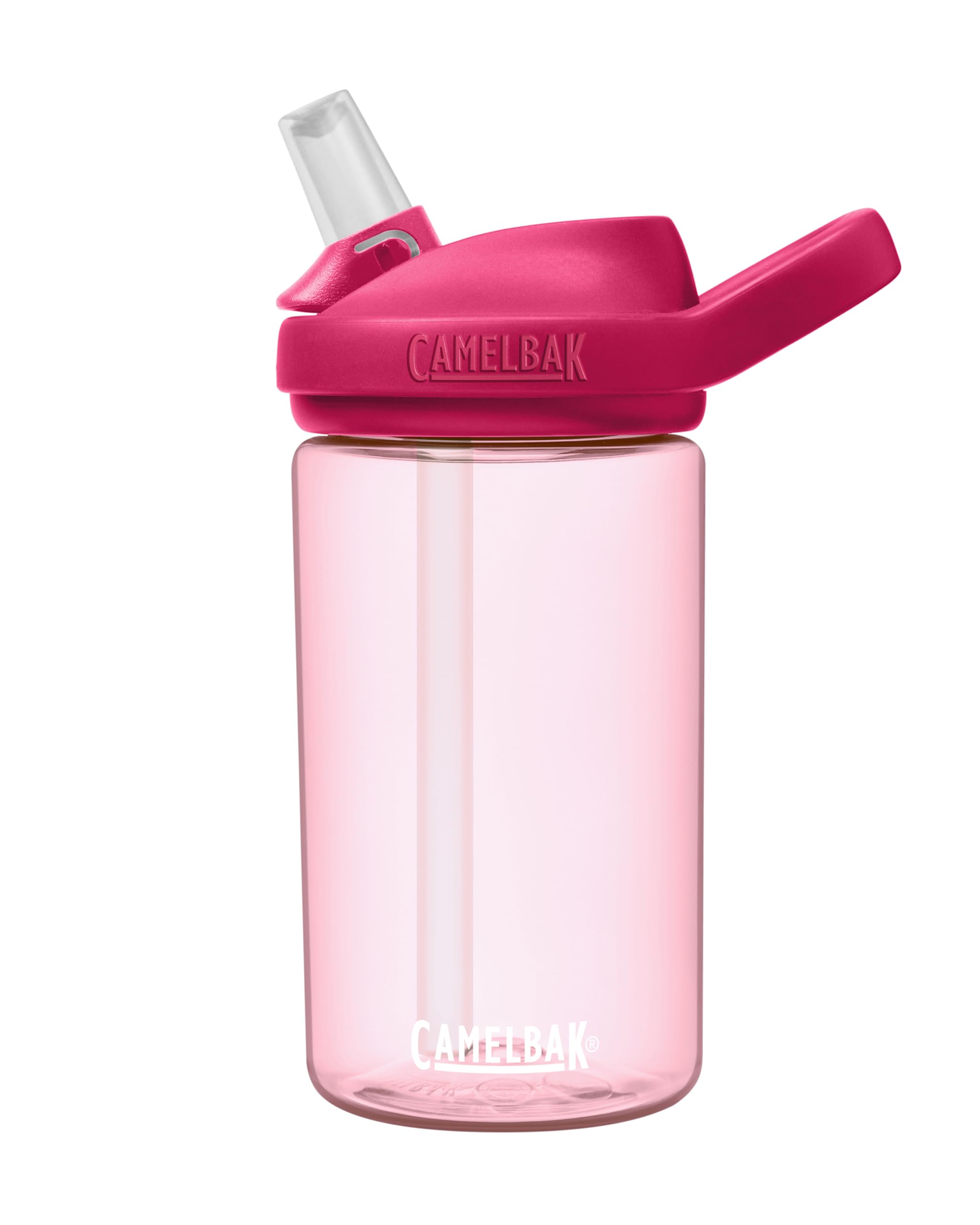 CamelBak eddy+ 14 oz Kids Water Bottle with Tritan Renew - Straw Top  Leak-Proof When Closed  Grapefruit